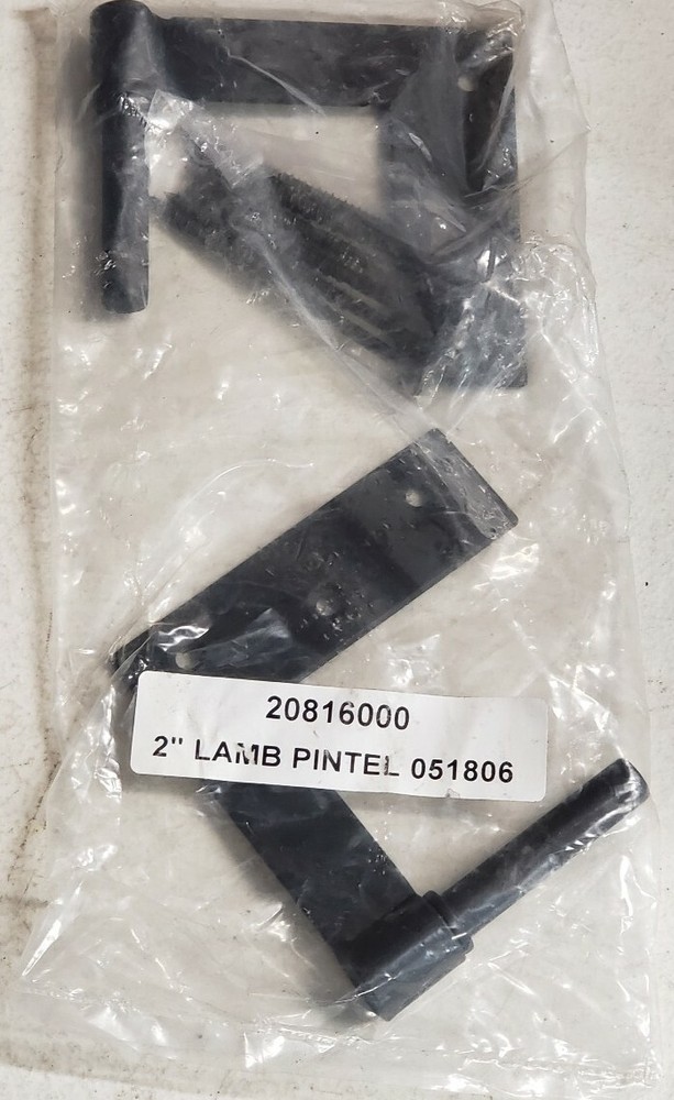 2" Stainless Steel LEFT SIDE Shutter Jamb Pintel-Pair-Black-Hardware