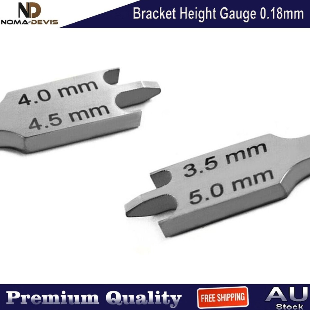 Bracket Positioning Height Gauge Wick Type Adjustable Tooth Braces Orthodontics