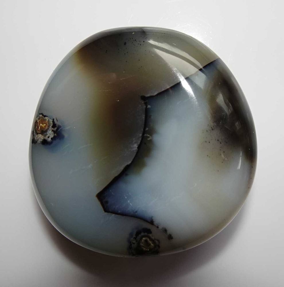 Dendritic Agate Polished Palmstone Madagascar sc750d