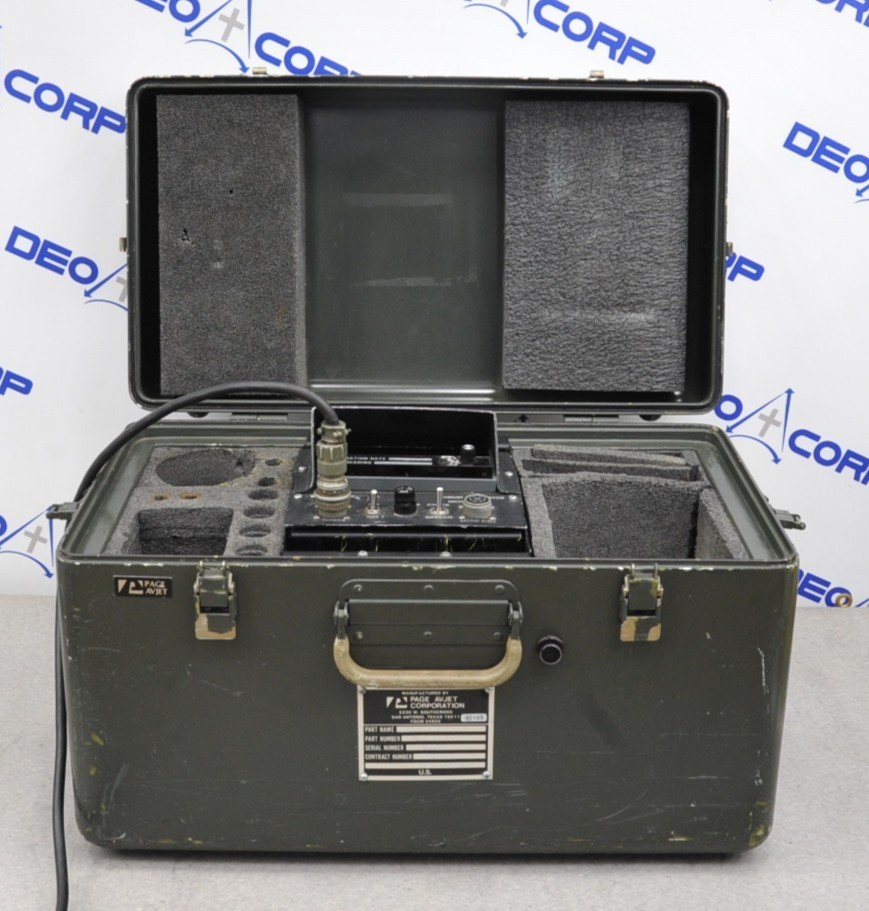 Page Avjet Corporation 3888 Thrust Calibrator System w/ 2 Load Cells