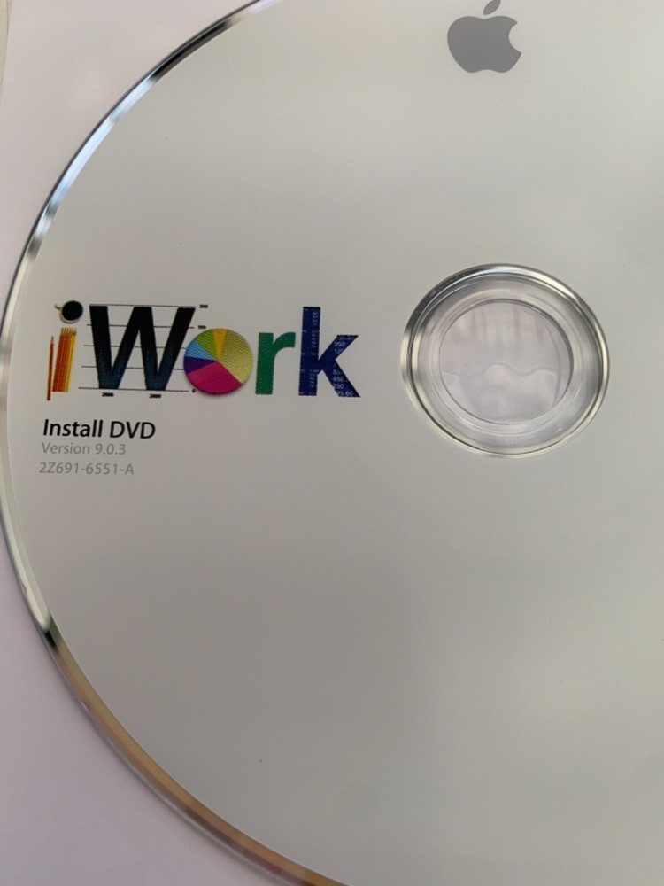 Apple Mac iWork V9.0.3 Install DVD