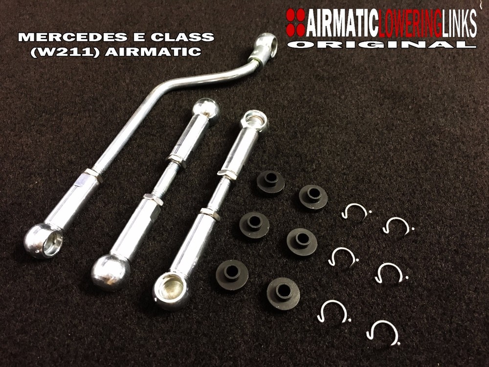 MERCEDES E55 LOWERING LINKS E500 E63 W211 - (PREMIUM FULLY ADJUSTABLE) MODULE