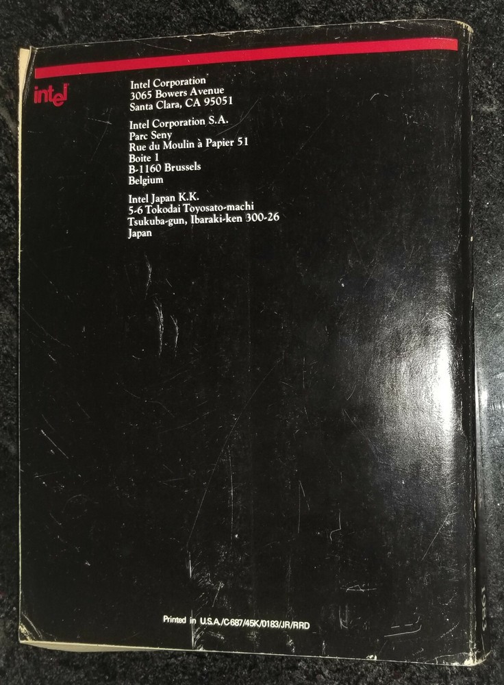 USED 1983 Intel Memory Components Handbook