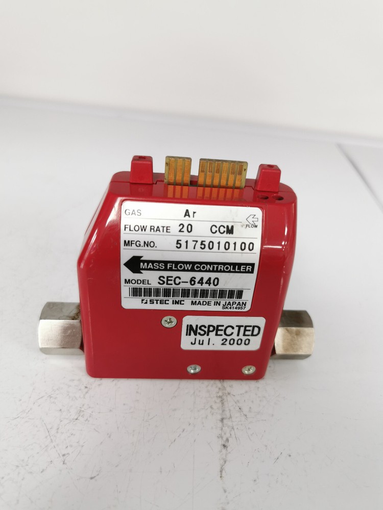 STEC SEC-6440 Mass Flow Controller AR 20SCCM CDE