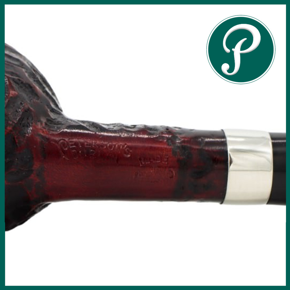 Peterson Pipes Junior Rusticated Short Apple, SMALL Handmade Irish Briar Pipe