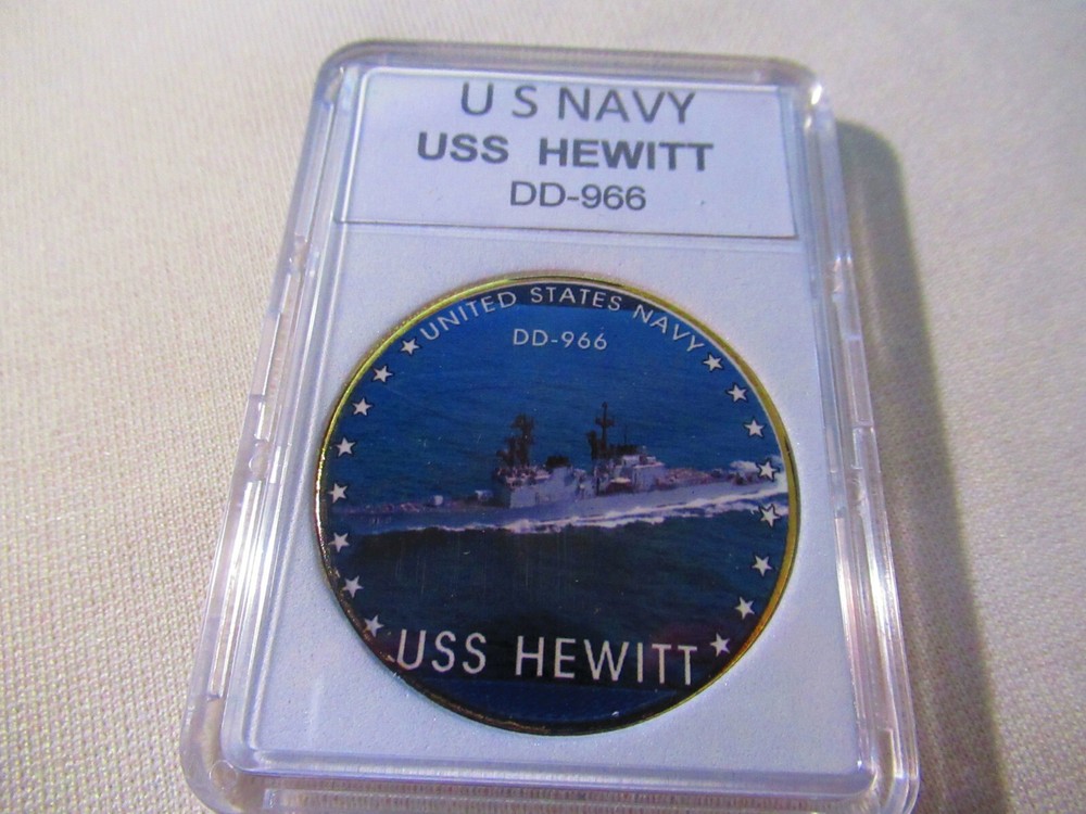US NAVY - USS Hewitt (DD-966) Challenge Coin