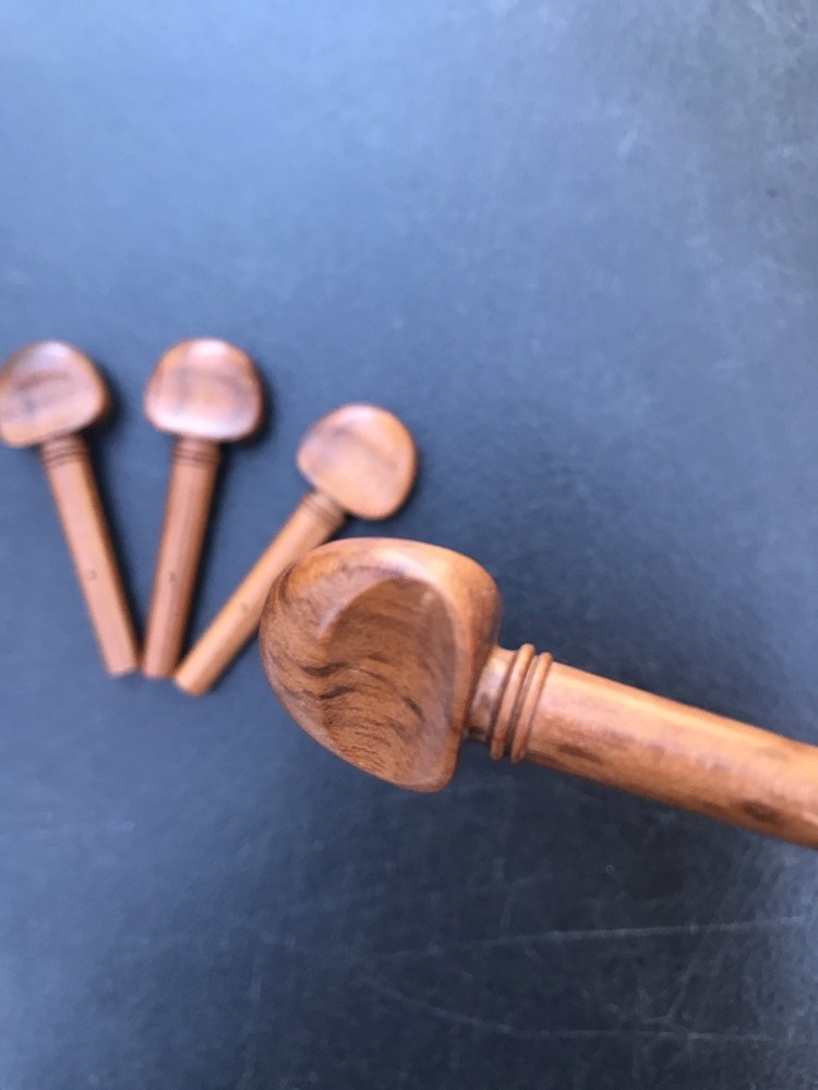 4PCS Snakewood Violin Pegs 4/4