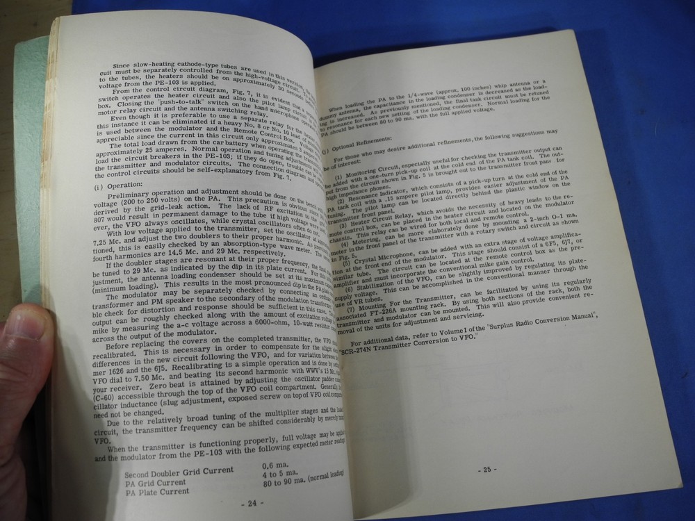Surplus Radio Conversion Manual c 1948 Vol 2 (Free Ship!)