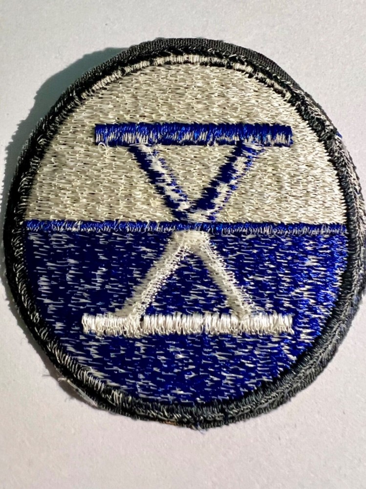 10th Army Corps US Army Patch, Cut Edge