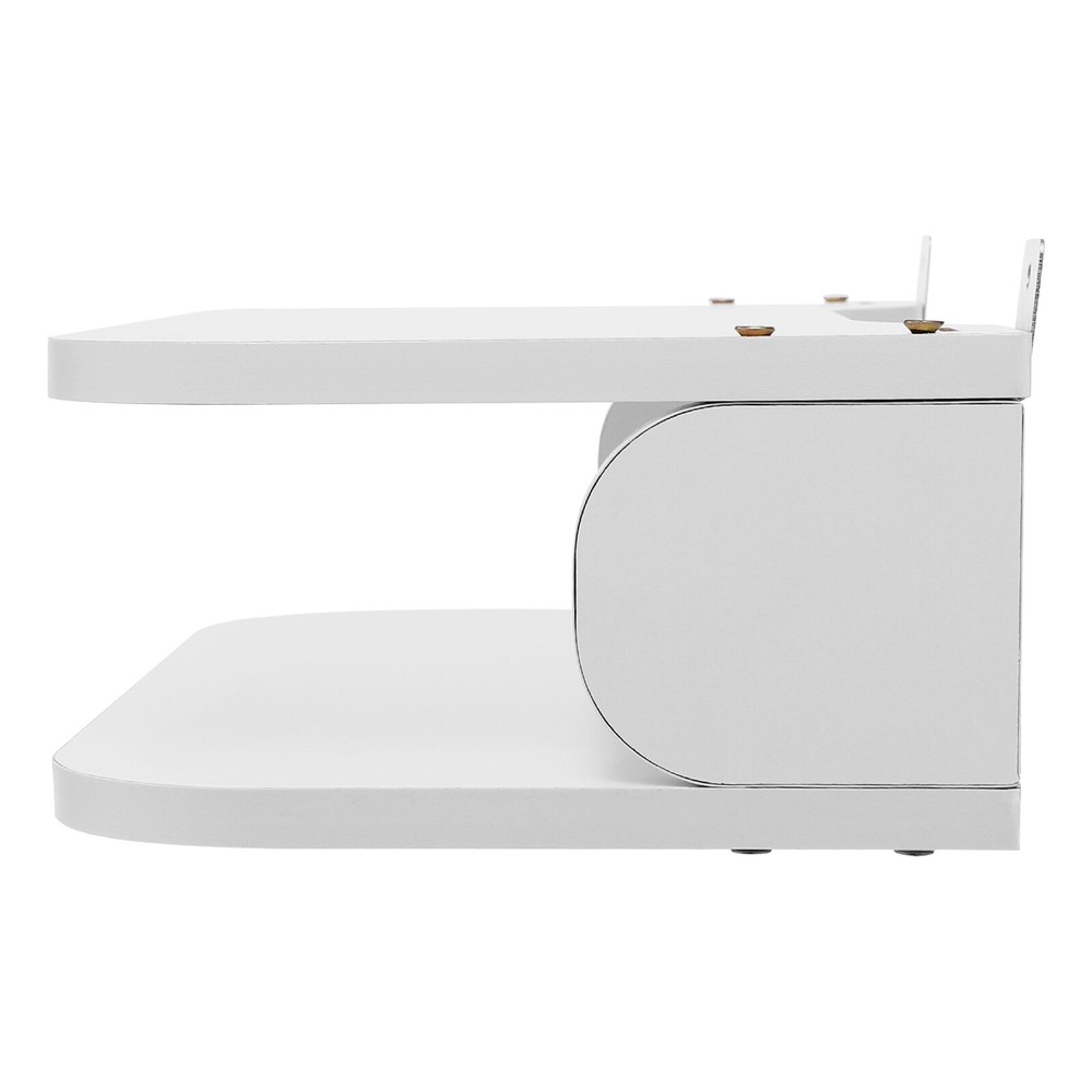 2-Tiers TV Component Holder Wall Mount/Tabletop Floating Shelf Set-top Box Shelf