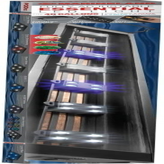 Fully Adjustable Essential LED Light for 40 Gallon Aquariums, Customizable Light