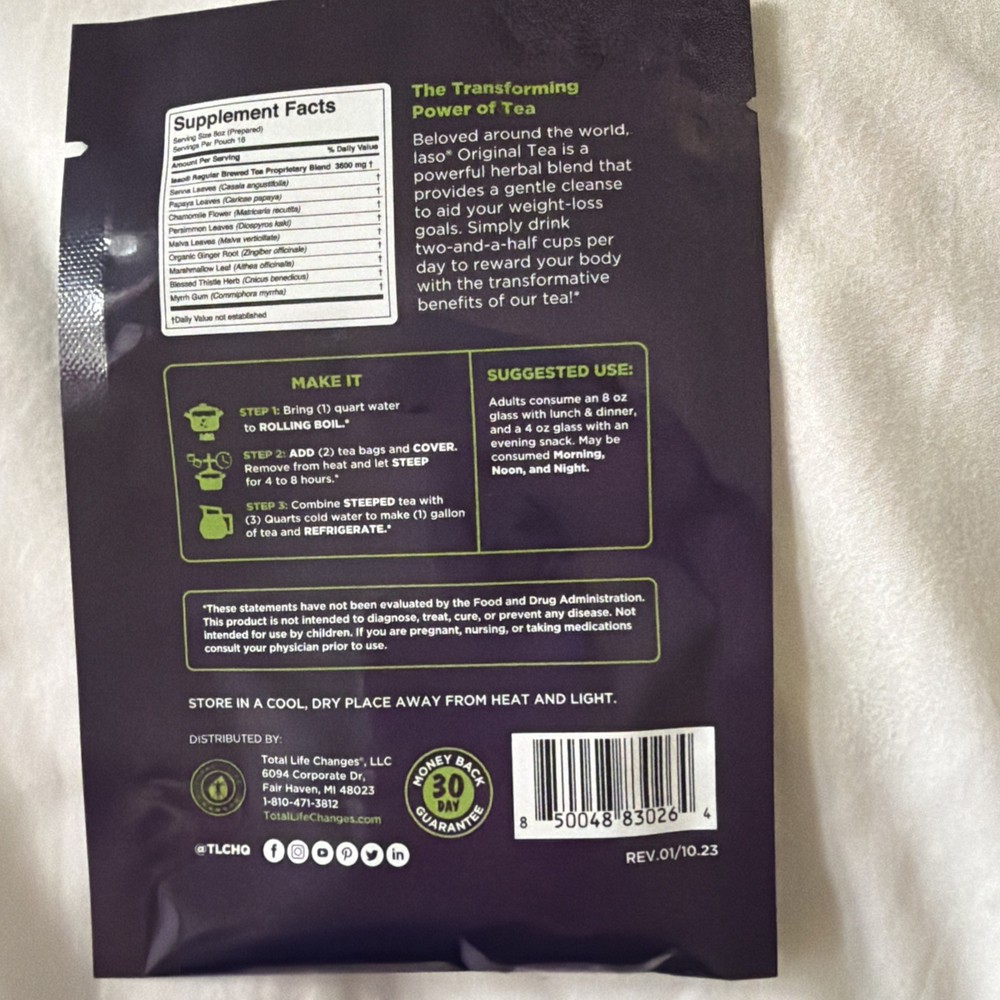 Iaso Brew Tea - Each Pack Makes A Gallon