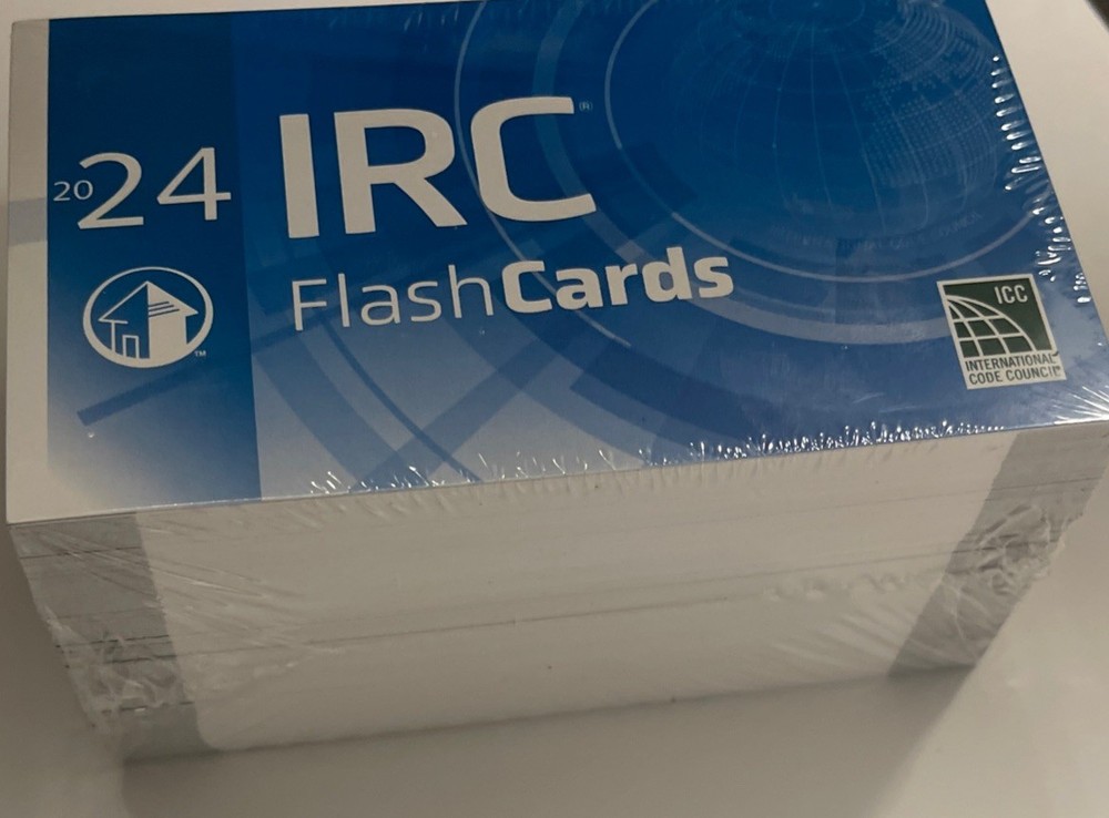 IRC Flash Cards 2024 By ICC International Code Council