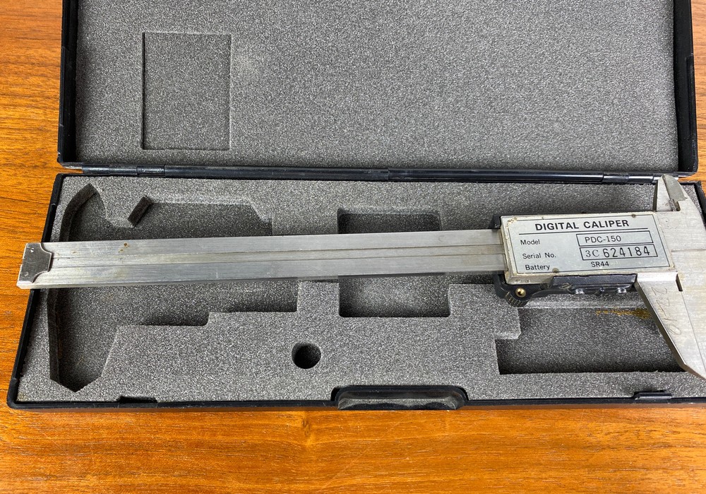 Practika Digital Micrometer Caliper 6” Model PDC-150 Used With Case