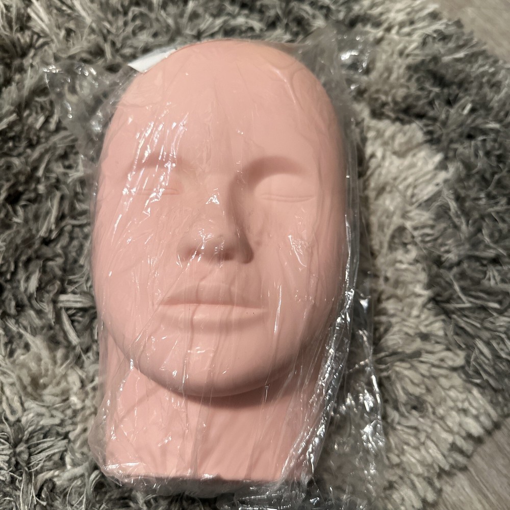 Pro Training Mannequin Flat Head Practice Make Up Eyelash Extensions (SB)