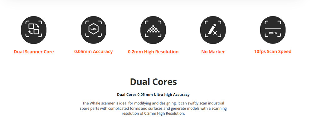 3DMakerpro Whale 3D Scanner