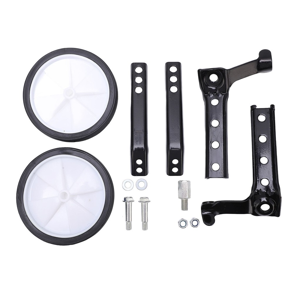 Bicycle Training Wheels Adjustable Steel Plastic Riding Auxiliary Support Wheels