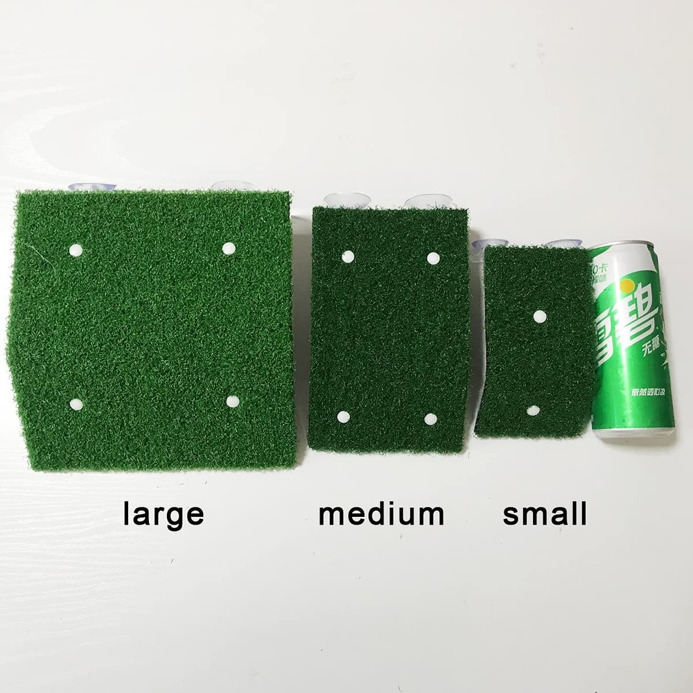 Lawn Turtle Basking Platform Turtle Resting Basking Platform, Simulation Gras...