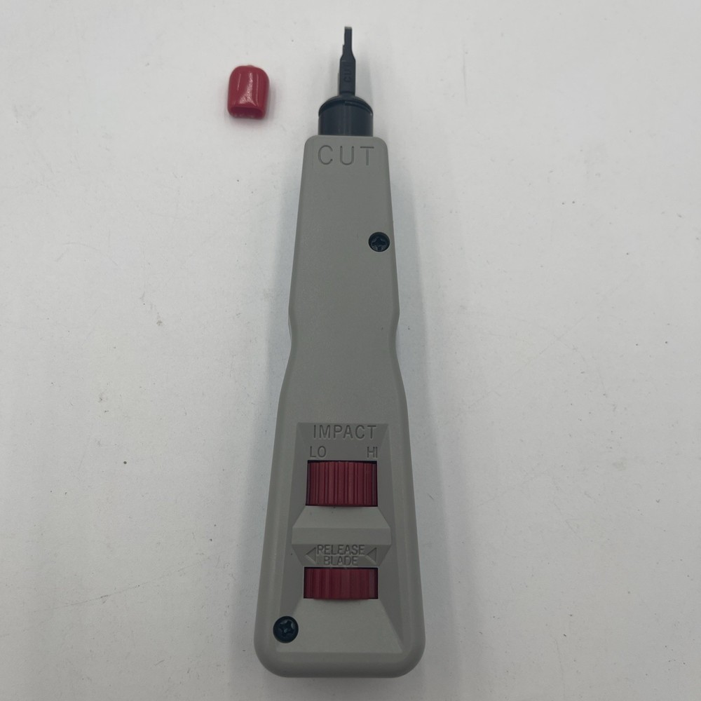 110/66 LAN Punch Down Impact Blade Tool for CAT5e/6 Wire Cable Jack Patch Panel