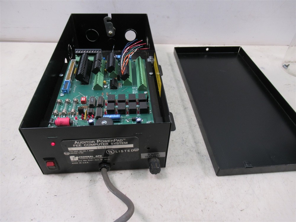 Federal APD 92-8961 Auditor 3 PowerPad Fee Computer System PCB w/ Enclosure