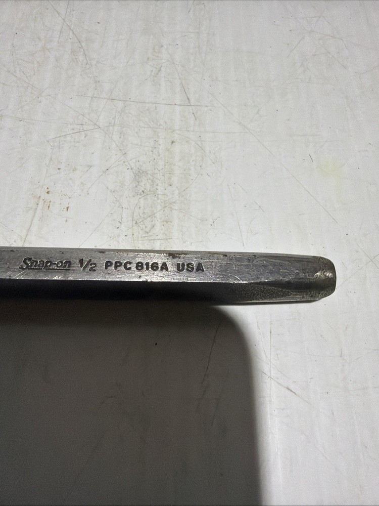 Snap On 1/2" Flat Tip Chisel 6" Long PPC816A
