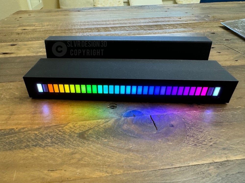 LED vinyl record stand. Spectrum display multi color, multiple patterns