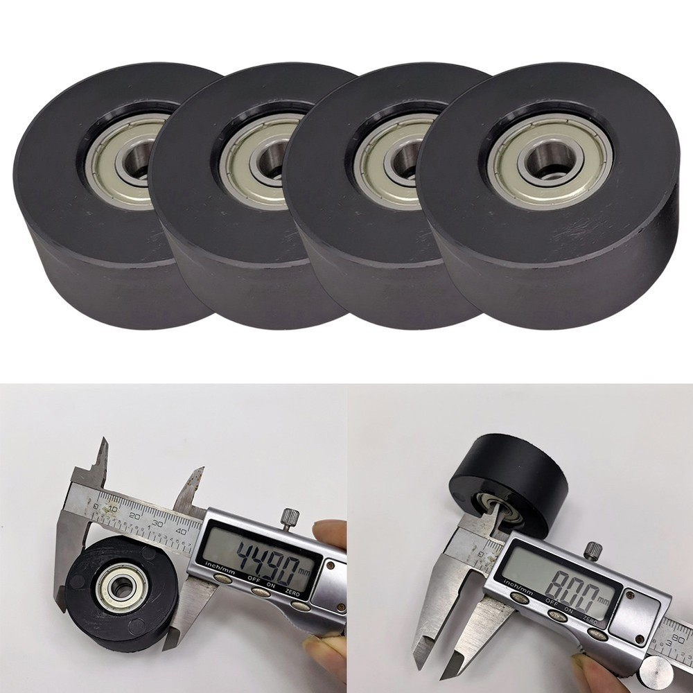 Smooth Rolling Replacement Wheels for Rowing Machine Seats Package of Four