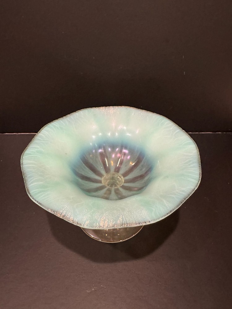 Tiffany Studios Aquamarine Pastel Compote