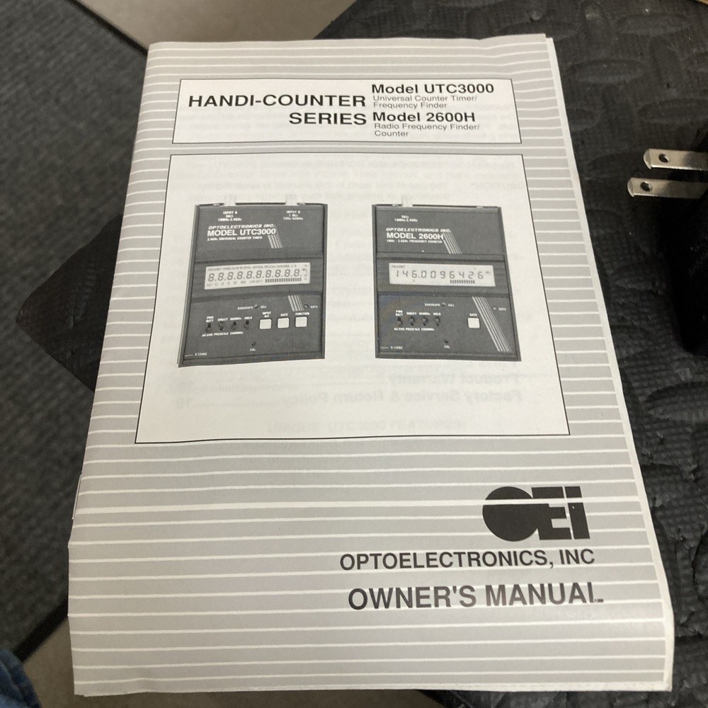 Optoelectronics Handi-Counter Model 2600H