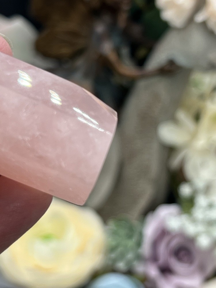Natural Rose Quartz Points Amazing pinks Free ship & Gift