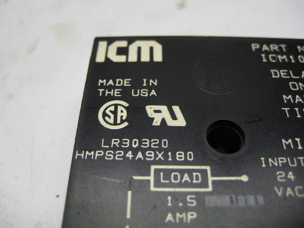 ICM ICM100 TIMER RELAY UNMP