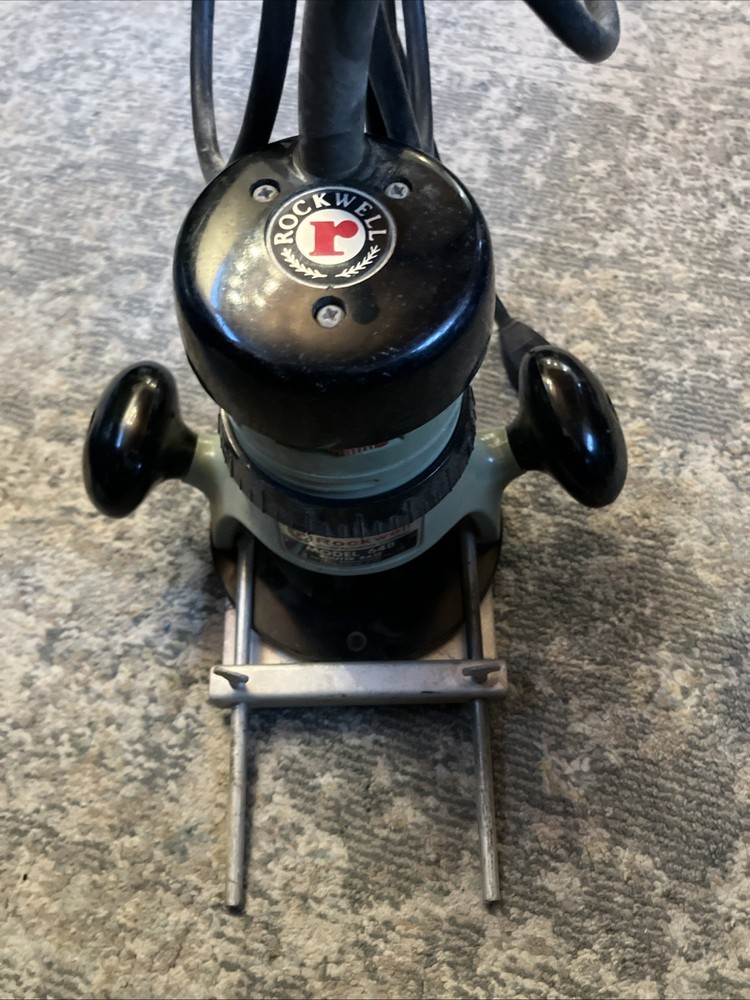 Vintage Rockwell 64 Router W/Edge Guide TESTED