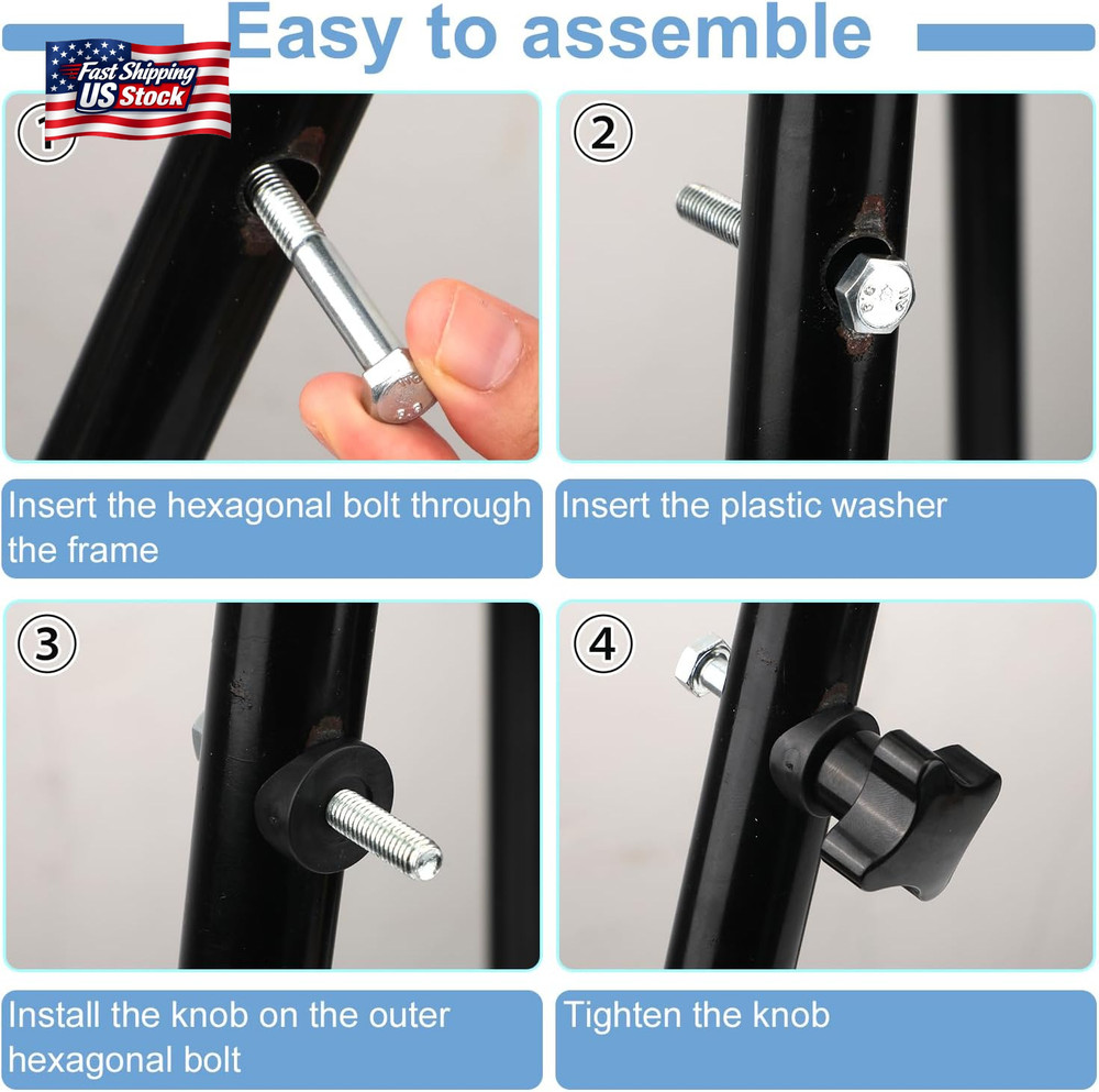 2 Sets Rollator Walker Replacement Arm Adjustment Knobs, Comfortable Universal P