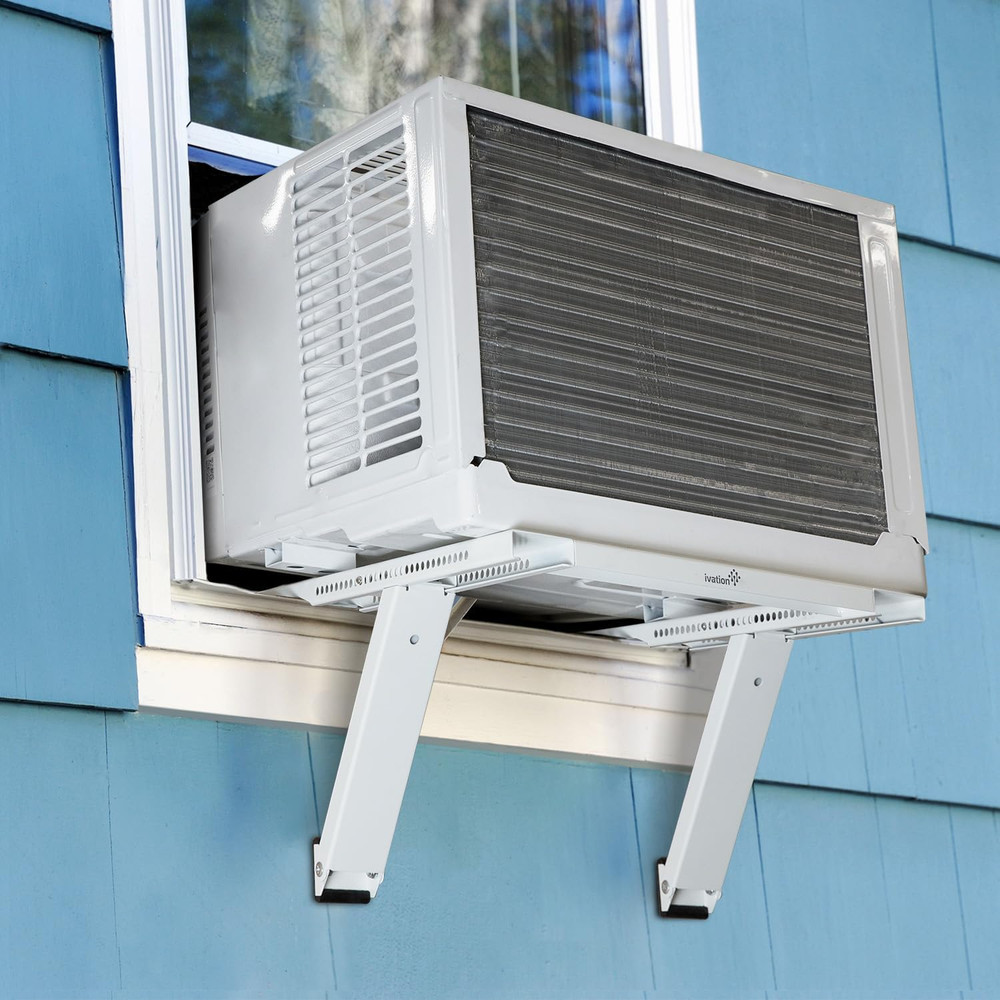Ivation Air Conditioner Support Bracket, No Tools or Drilling Required - Easy to