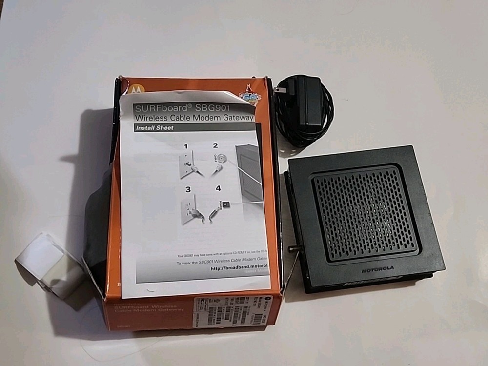 Motorola Surfboard SBG901 Wireless Cable Modem Gateway
