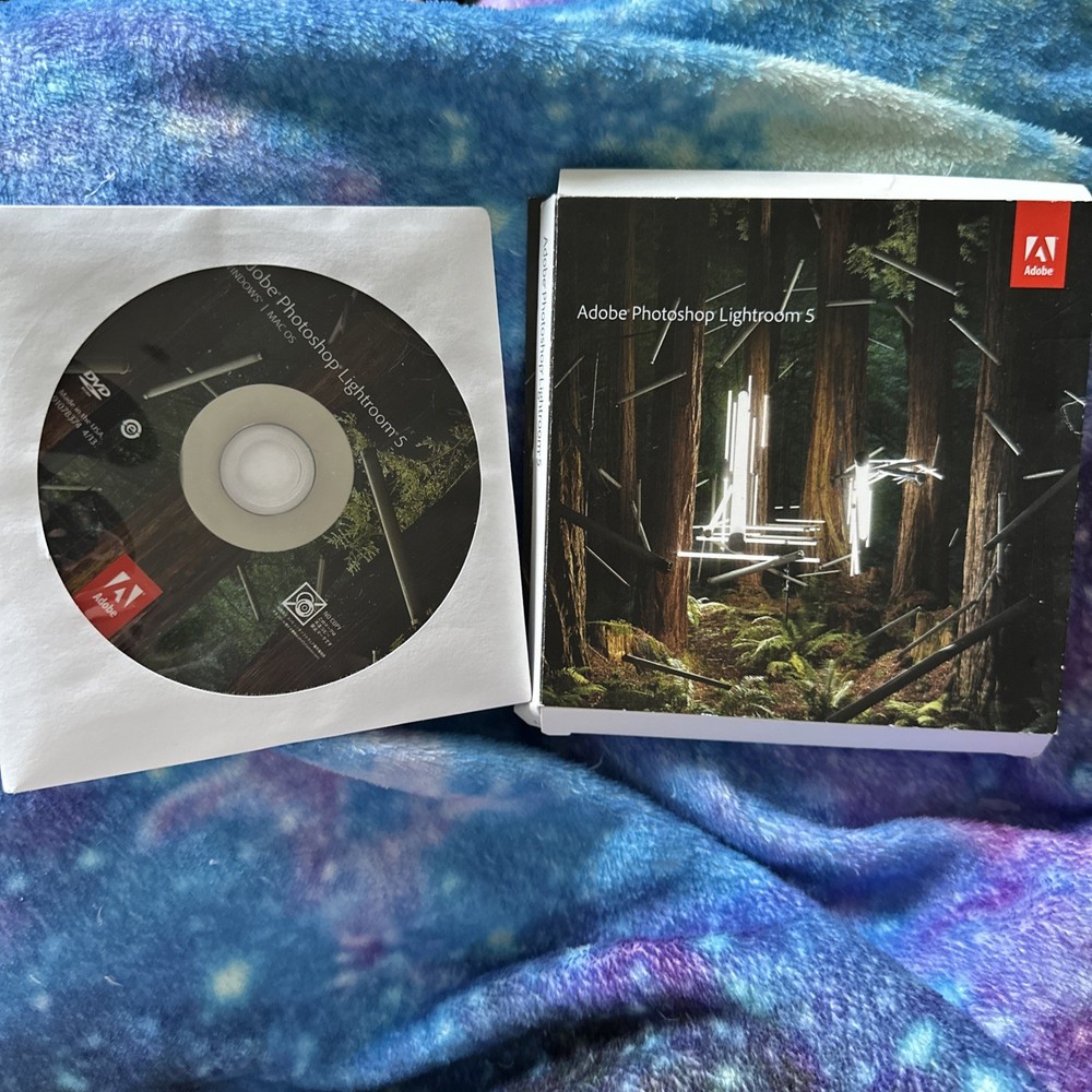 Adobe Photoshop Lightroom 5 Upgrade Software DVD w/ Redemption Code