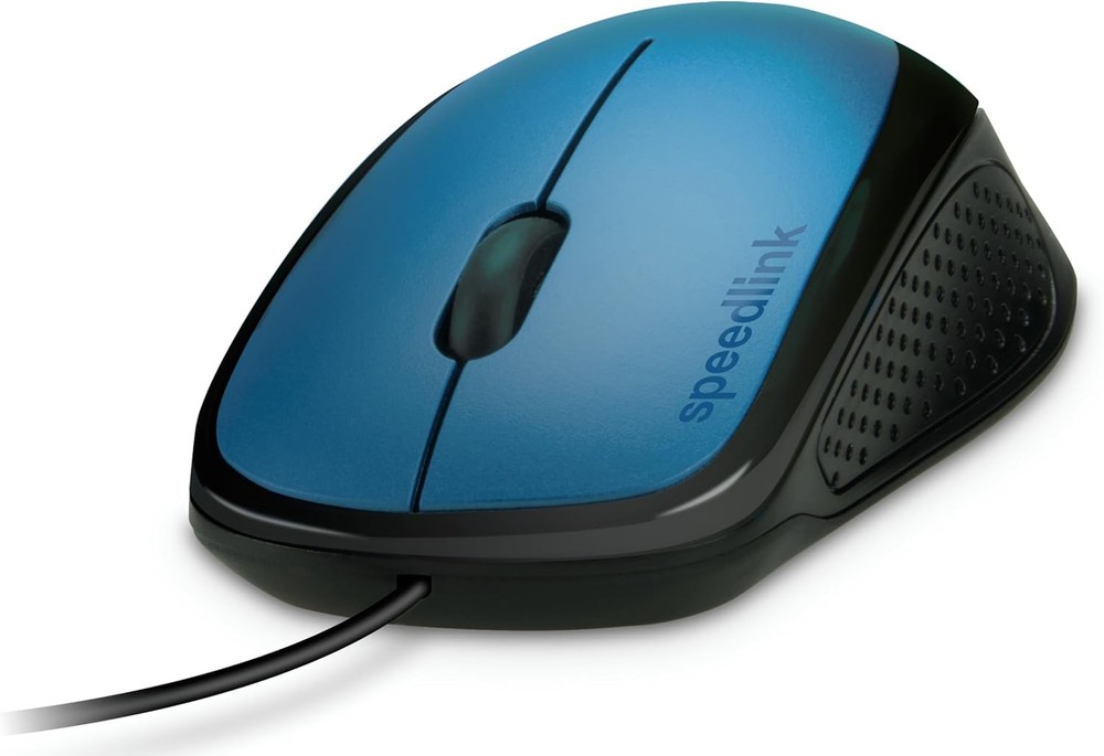 Speedlink KAPPA Mouse - 3 Buttons - Optical Sensor, Blue Wired blue