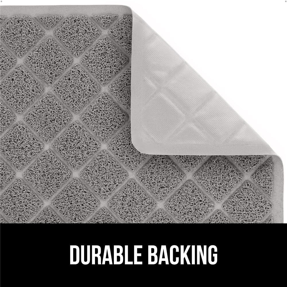 Cat Litter Mat with Textured Backing - 24x17 Water-Resistant Solution