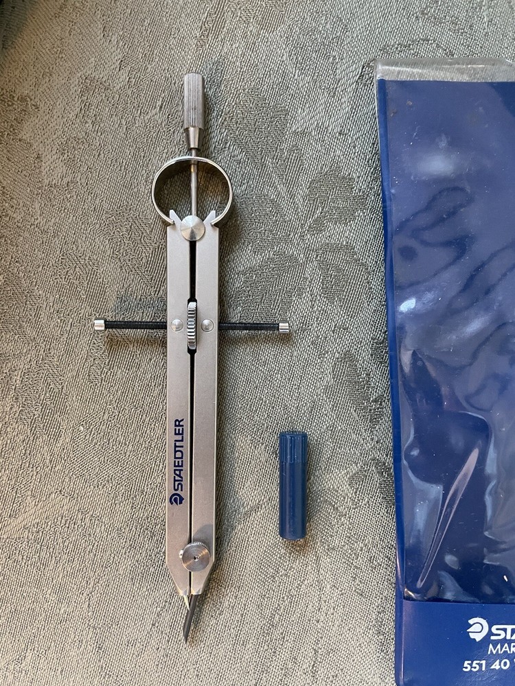Vintage Staedtler Mars Masterbow 551 40 WP Germany Compass Drafting Tool