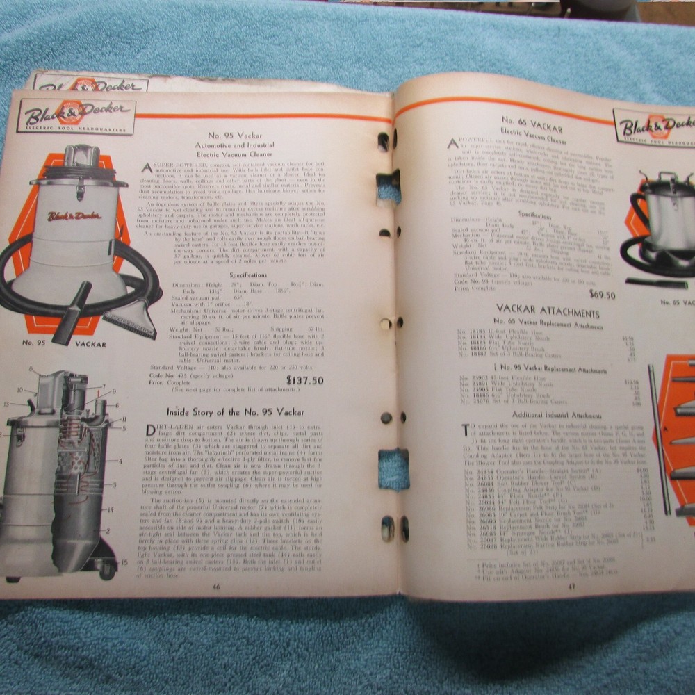 Black & Decker Tool Catalog 1943