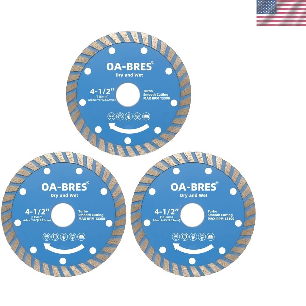 Durable 4-1/2" Diamond Blade with 10mm Segments for Ultimate Versatility