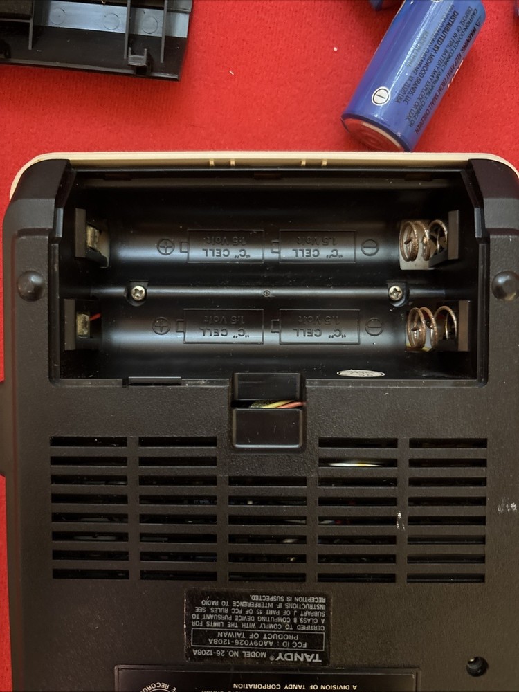 Tandy CCR-81 Portable Computer Electronic Cassette Player Recorder