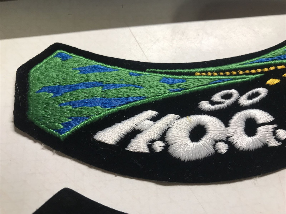 HOG Harley Owners Group 1990 1991 Patch Unused Harley Davidson 6"x2" NOS