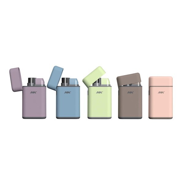 MK 5 PACK  AVALON E PASTEL TORCH POCKET LIGHTERS (64664)