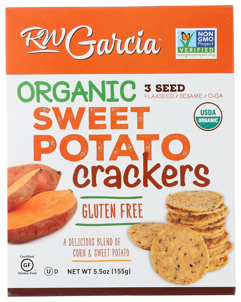 Organic Sweet Potato Crackers, 5.5 OZ