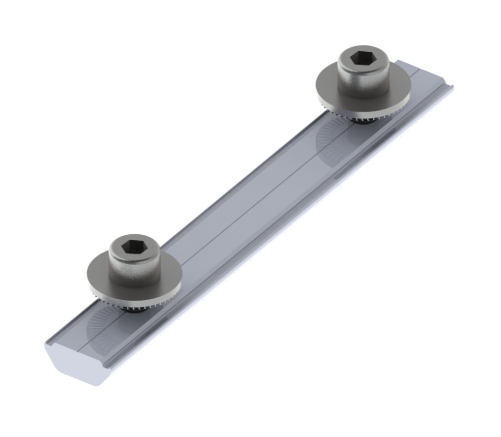 10 x solar rail splice/connector