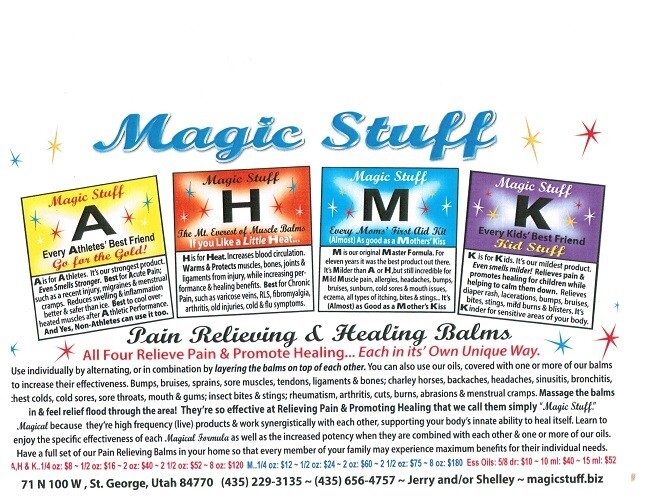 Magic Stuff A 8oz Pain Balm