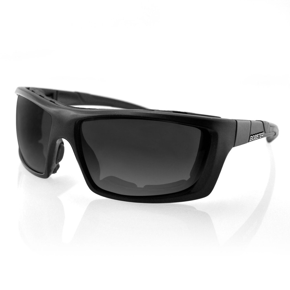 Bobster® Trident Matte Black Frame Polarized Smoked-Amber-Clear