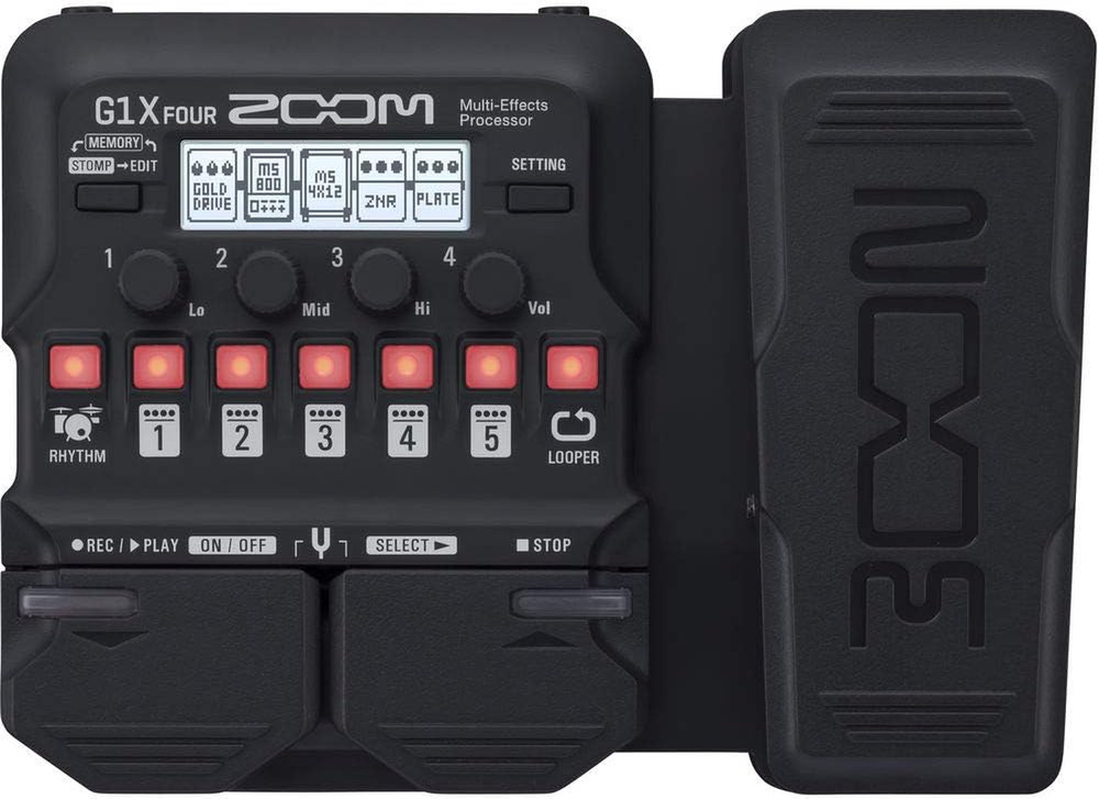 G1X Four Guitar Effects Processor (Built-In Expression Pedal) with Polsen HPC-A3