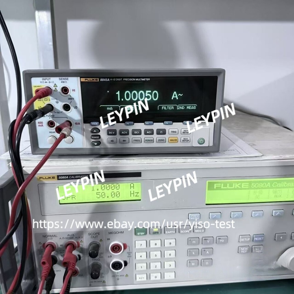 1PC Fluke 8845A Digital Multimeter 6.5 Digit Precision Multimeter /Good function